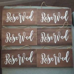 6 Reserved signs